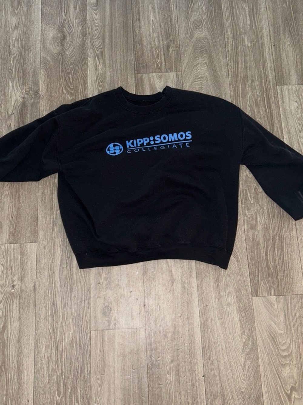 KIPP: SOMOS Collegiate Black Crewneck Sweatshirt